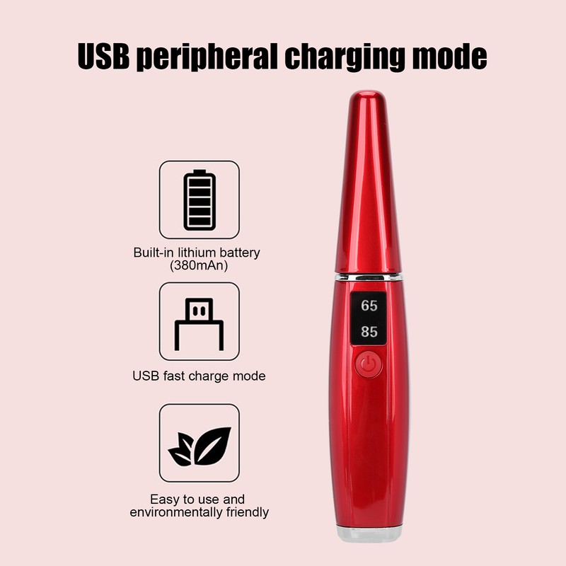 Electric Heated Eyelash Curler Long Lasting Two Temperature Electric Eyelash