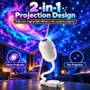 2 in 1 Galaxy Star Projector, Night Light for Ambient