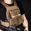 PETAC GEAR Tactical Molle admin pouch, Small Organizer Pocket for