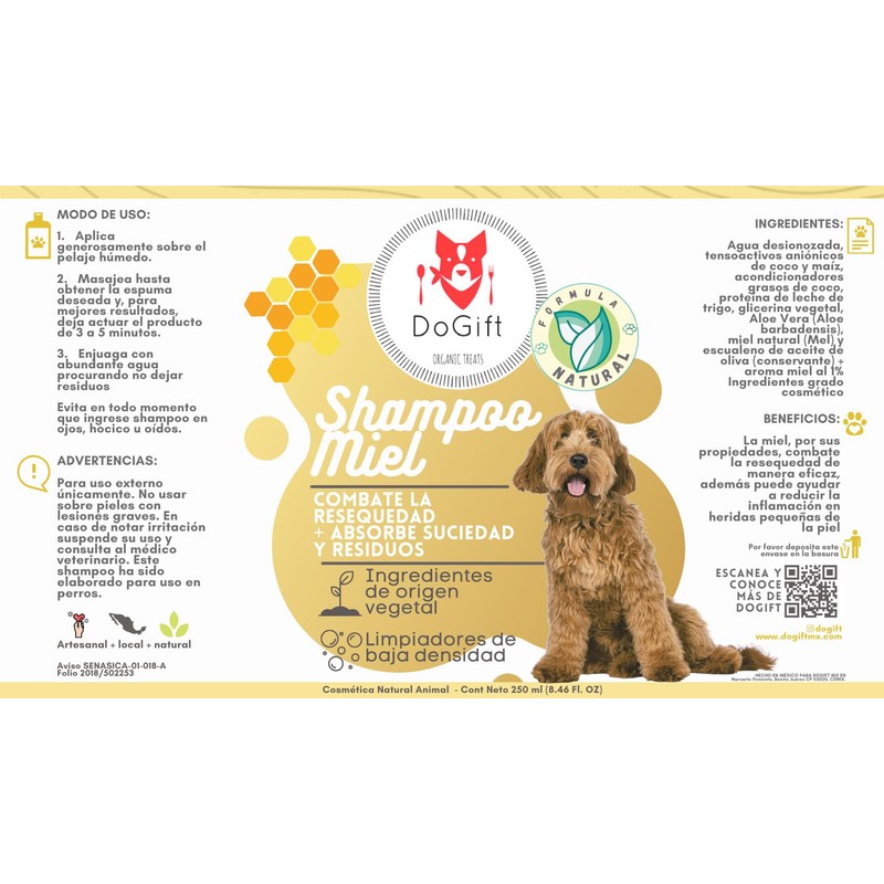 DoGift Shampoo Canino Miel