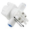 ZZHXSM 1/4'' Water Pressure Regulator - Polypropylene Globe Valve -