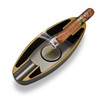 CIGARWONG Cigar Ashtray with 2 Cigar Holder Portable Travel Ashtray