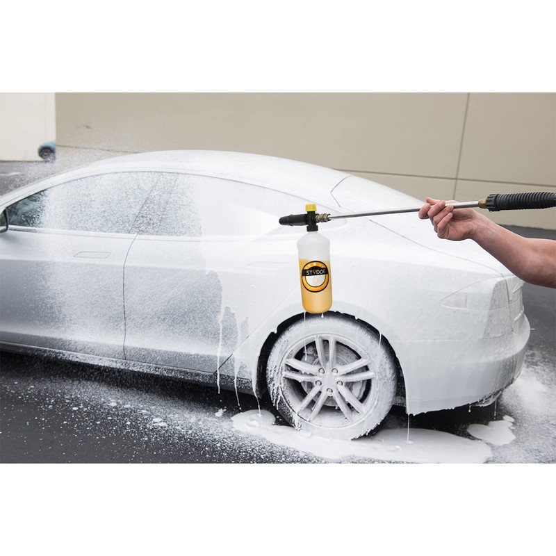 STYDDI Foam Cannon with 1/4" Quick Connector, Adjustable Car Foam