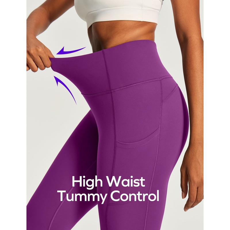 Ewedoos Capri Leggings for Women High Waisted Yoga Pants for