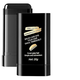 Barra Tinte Temporal Cabello Cubre Canas con Peine 2 en 1, Retoque Rápido Raíces y Canas, Intensidad Color Aplicación Fácil, Portátil, Unisex (1, 02 B