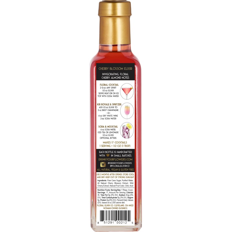 Floral Elixir Co. - All Natural FLOWER Syrup for Cocktails