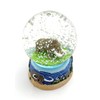 Onwomania Mammut Elephant Tusks Height 6.5 cm Snow Globe Glitter