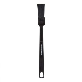 Cepillo de limpieza para molinillo de café de 7.7", con mango largo, herramienta/accesorios de limpieza para cafetera espresso, para barista, hogar, cocina, etc. (negro)