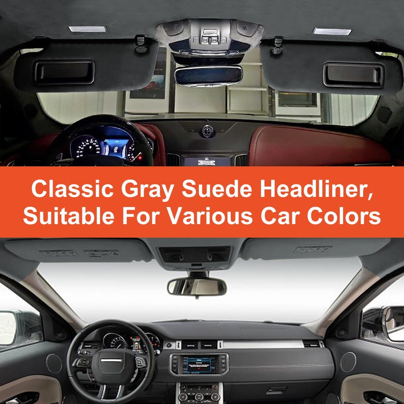Automotive Suede Headliner Fabric with 3mm Foam Backing Material -