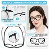 MARE AZZURO Oversized Round Reading Glasses +2.5 Women Large Readers
