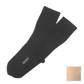 Medical Elastic Stockings rekkusufitto Thin Socks Toe and Low Pressure ll Size Light Beige 1924 