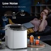 AGLUCKY Portable Ice Maker Machine Countertop with Handle,26Lbs/24H,9 Bullet Ice