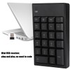 2.4G USB Wireless Numeric Keypad Portable 22 Keys Mini Number