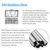 DYWISHKEY 195 Pieces M5 x 6mm/8mm/10mm /12mm/16mm/20mm/25mm/30mm Stainless Steel 304