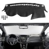 SecosAutoparts Black line Leather Dashboard Dash Cover Pretector Mat Compatible