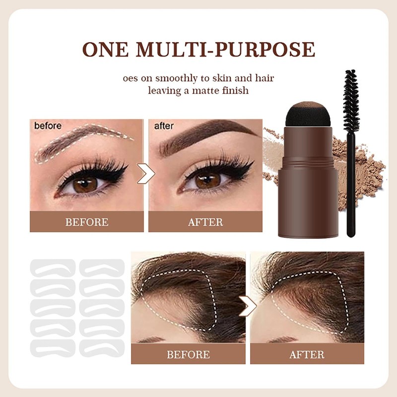 Eyebrow Stencils Kit - Waterproof Eyebrow Stencils Kit with 10