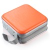 UENTIP CD Case for Car, 48 Capacity, Orange