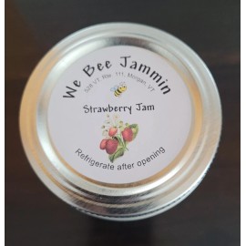 We Bee Jammin LLC Homemade Strawberry  Jam 8oz