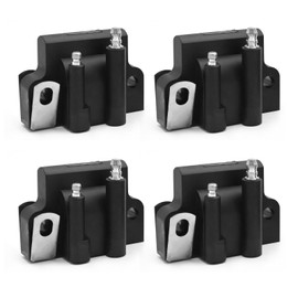 LIDSCURA 4Pcs 582508 Ignition Coil Replacement for Johnson Evinrude Outboard Motor 1985-2005 4HP 5HP 6HP 6.5HP 8HP 20HP 25HP 30HP 100HP 115HP 18-5179 183-2508