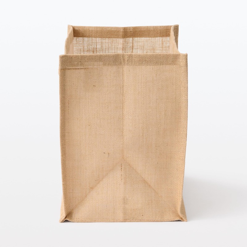 MUJI KG0RYA2A Jute Storage Bag, Rectangle, Medium