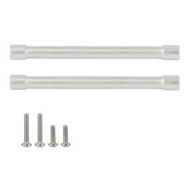 RZXYLRC Metal Aluminum Alloy Gearbox and Motor Mount Connector Post Rod for 1/10 RC Crawler Axial SCX10 PRO Upgrade Parts (Silver)