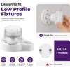 Silverlite Legental 10W LED Mini Puck, GU24 Squat Light Bulb,
