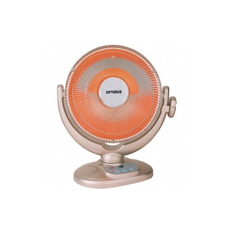 14" Oscil Dish Heater with Remote Control