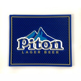 PITON Rare PITON BEER Bar Spill Mat Owned By Heineken St. Lucia Caribbean Beach Bar