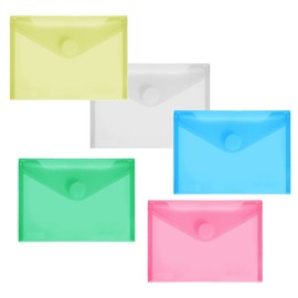 FolderSys Set of 10 Polypropylene Envelopes - Document Folders / Wallets A6