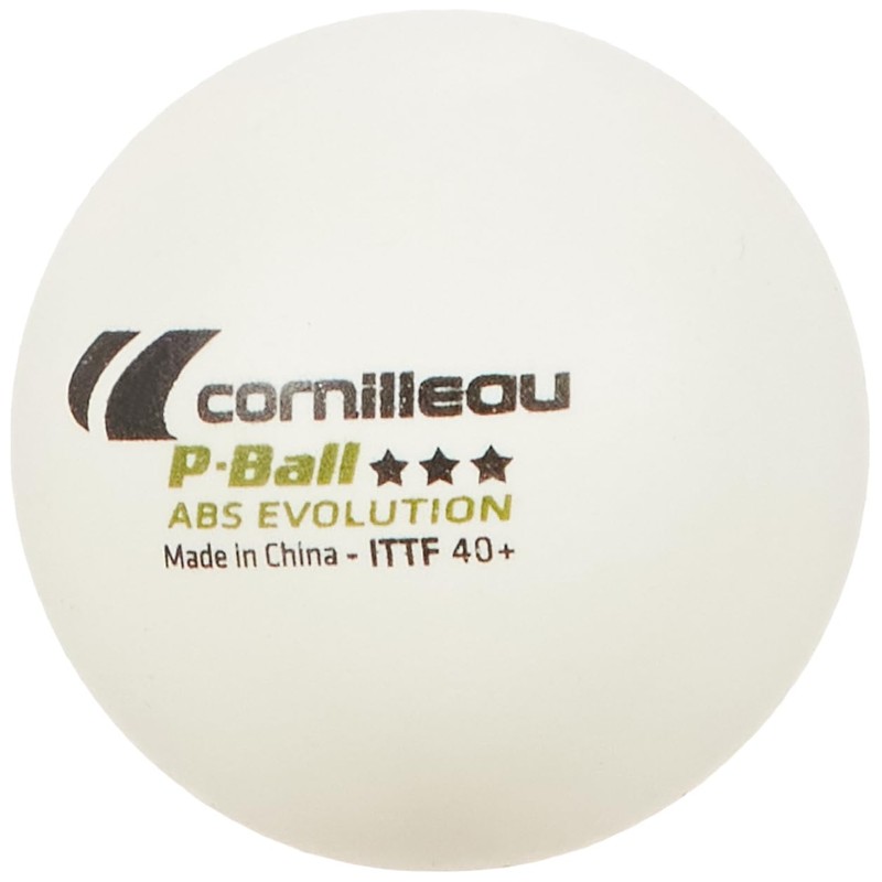 Cornilleau ITTF Plastic ABS Evolution 3 Star Competition Table Tennis