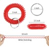 30 Pcs Wrist Keychains, Plastic Coil Bracelet Spring Spiral Keychain