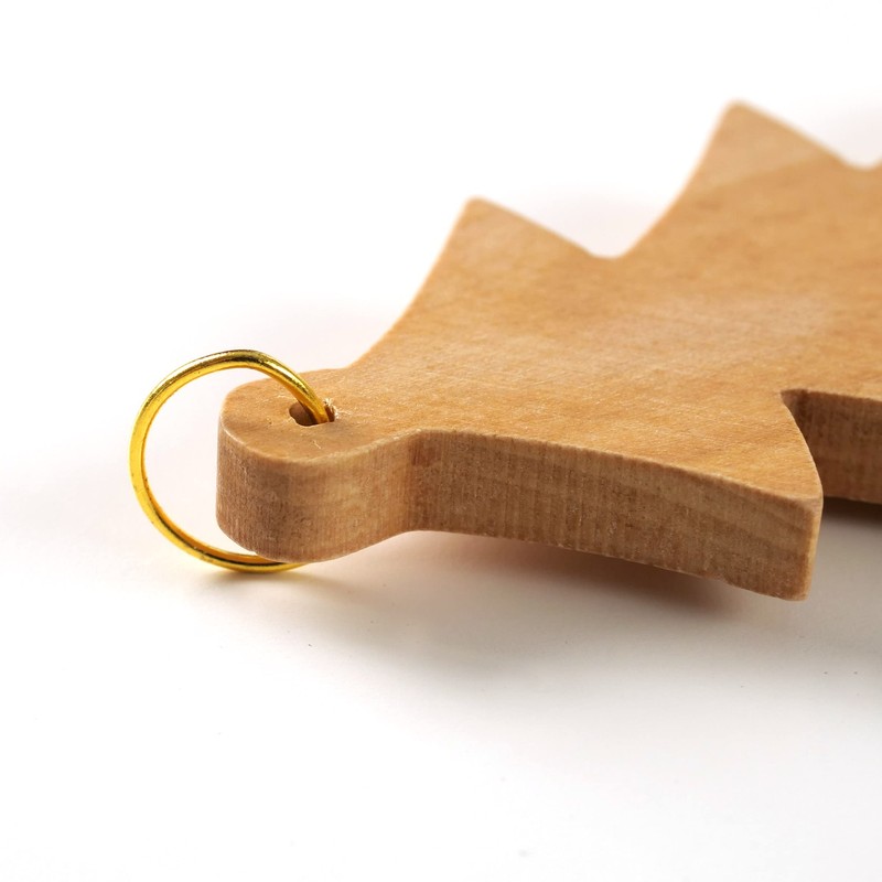 KASSIS Geschenkartikel Olive Wood Christmas Decoration Tree Decoration Pendant Set