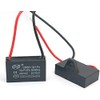 Fasizi 2Pcs CBB61 1uF 450V AC 50/60Hz Air Conditioner Fan