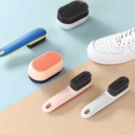 Multi-purpose Bathroom Floor Cleaning Brush - Corner Square Scrubber ur54 Green 6ea