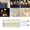 6pcs 90LED G9 Light Bulb 9W 220V Dimmable Soft Warm