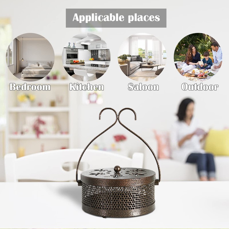 Mosquito Spiral Holder, Metallic Mosquito Coil Holder, Hollow Mosquito Coils