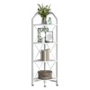 CHOEZON 4-Tier Corner Shelf, Industrial Corner Bookshelf, 47.6" Corner Storage
