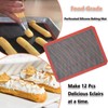 Perforated Silicone Baking Mats, 2 PCS Eclair Silicone Mat for