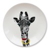 Mustard M12006D Flat plate round Wild dining giraffe Gina Ceramics