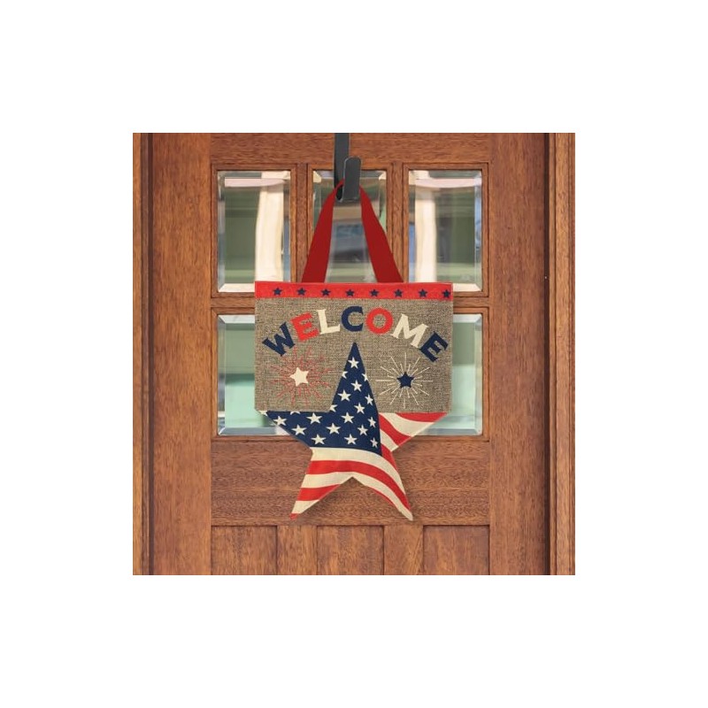 Briarwood Lane American Star Burlap Door Hanger