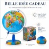 Topglobe TOPGLOBE Illuminated Globe 20cm - French Map - Modern