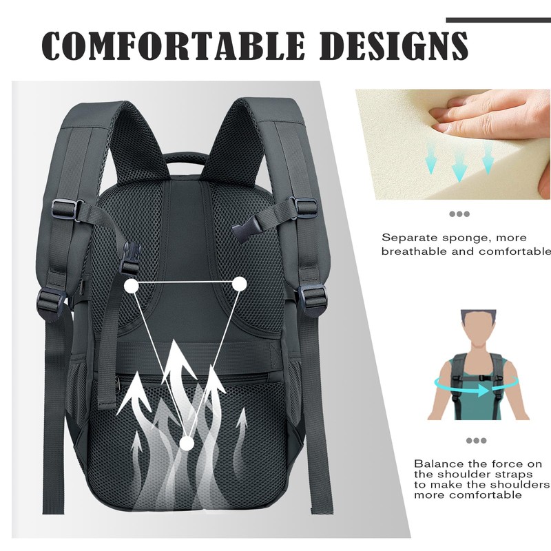 Hand Luggage Backpack 40 x 20 x 25 for Ryanair