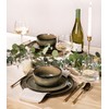 TheTerra Ceramic Dinnerware Sets for 4, 12 Pieces Handmade Reactive