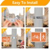 Adjustable Sign Mounting Brackets for Larger Diameter Poles, Sign Mounting