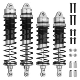 4PCS RC Shock 1:10 Aluminum Front & Rear Shocks Set Compatible with Arrma 1/10 Typhon 3S/2S, Granite 4x4, Bigrock, Senton, Replacement for AR330550, AR330551