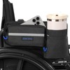 ZHCHG Upgraded Wheelchair Side Bag with Cup Holder, Wheelchair Armrest