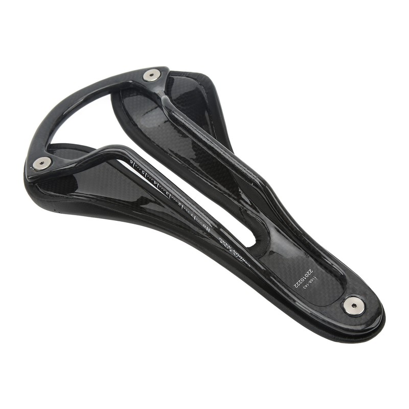Road Bike Saddle Carbon Fiber Wear Resistant Breathable Hollow Bicycle