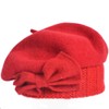 VECRY Lady French Beret 100% Wool Beret Dress Beanie Winter