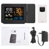 Temperature Clock, Waterproof Digital Clock US Plug Double Alarm Clock