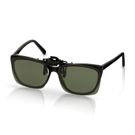 BEZLIT Glasses Attachment Polarised Clip On, gray